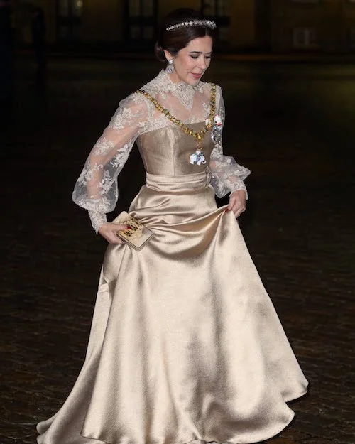 ملکه مری دانمارک در مهمانی سال نو