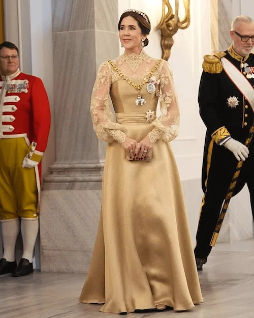 ملکه مری دانمارک در مهمانی سال نو