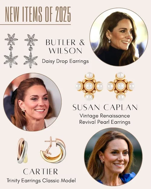 جواهرات کیت میدلتون در ۲۰۲۵