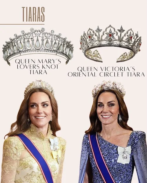 جواهرات کیت میدلتون در ۲۰۲۵