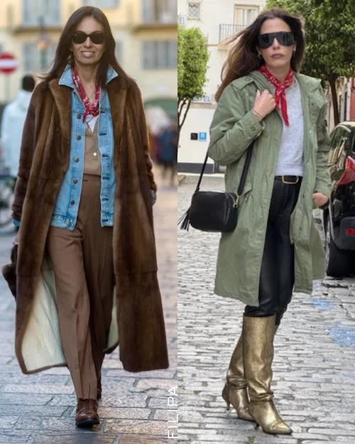 دستمال قرمز در استایل