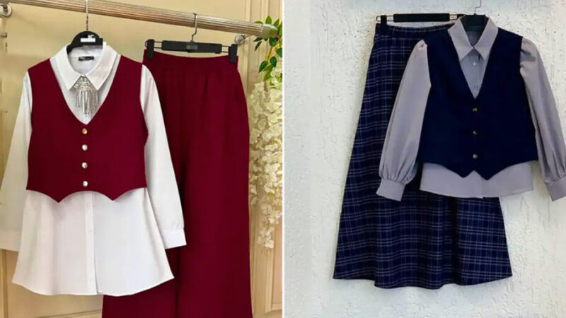 ۱۵ استایل زنانه با جلیقه و پیراهن که جذابیت شما را دوچندان می‌کند!