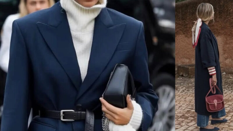 چرا رنگ سرمه‌ای تبدیل به راز استایل زمستانی شیک‌ها شده است؟