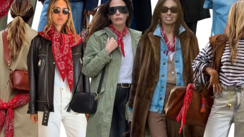 دستمال قرمز؛ راز انرژی و جسارت در استایل‌های کژوال که نمی‌دانستید!