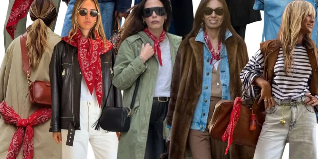 دستمال قرمز؛ راز انرژی و جسارت در استایل‌های کژوال که نمی‌دانستید!