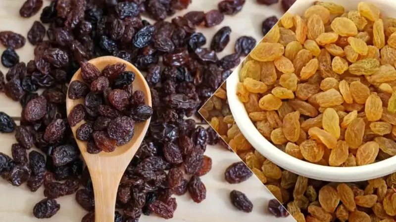 این مدل کشمش پر از گوگرد است/ لب نزنید