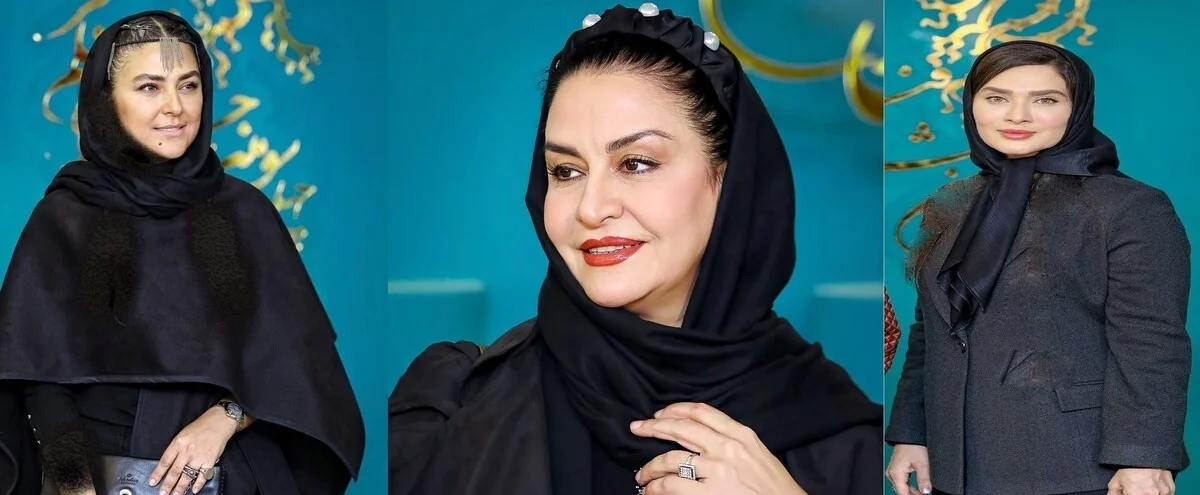 مقایسه تیپ و استایل اصیل مشکی بازیگران ایرانی؛ از مریلا زارعی و غزل شاکری تا آناهیتا افشار