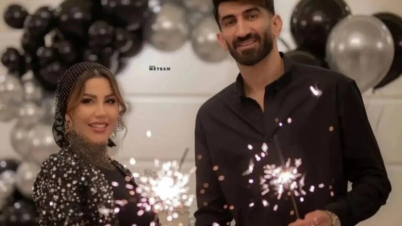 لحظه‌های عاشقانه علیرضا بیرانوند با همسرش که دل‌ها را گرم کرد!