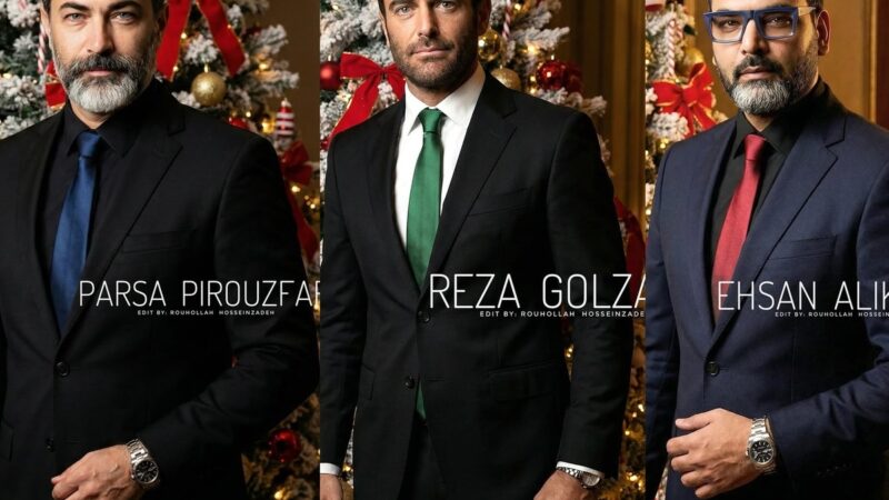 چهره‌های مشهور ایرانی در کنار درخت کریسمس 2025؛ لحظه‌ای که همه را شگفت‌زده کرد!