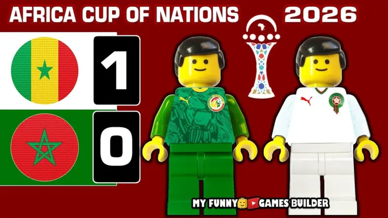 شبیه سازی با لگو| قهرمانی سنگال در جام ملت‌های آفریقا ۲۰۲۶