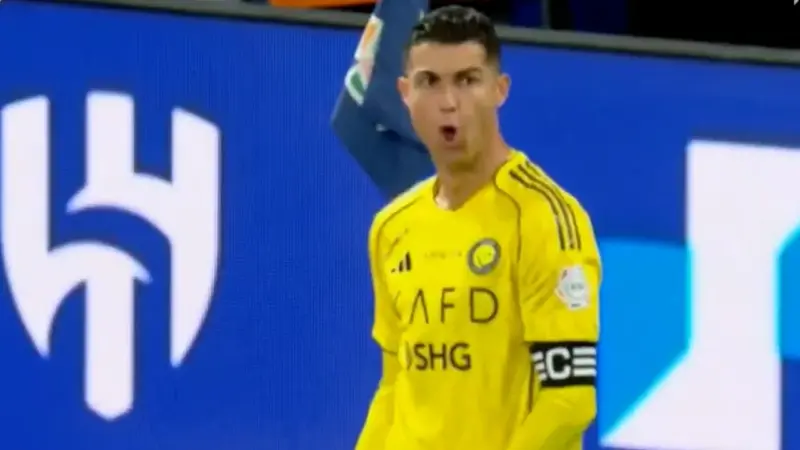 گل اول النصر به الهلال کریستیانو رونالدو