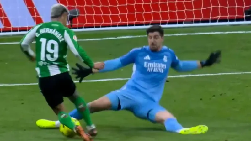 گل اول رئال بتیس به رئال مادرید کوچو