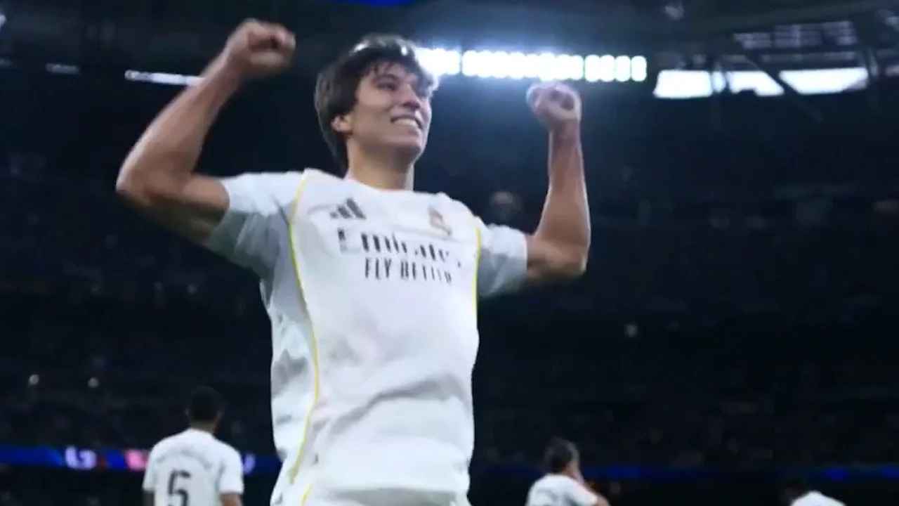 گل اول رئال مادرید به رئال بتیس گونزالو گارسیا - تصویر شاخص