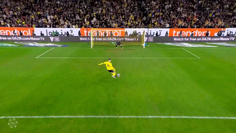 گلزنی رونالدو مقابل القادسیه؛ گل اول النصر به القادسیه