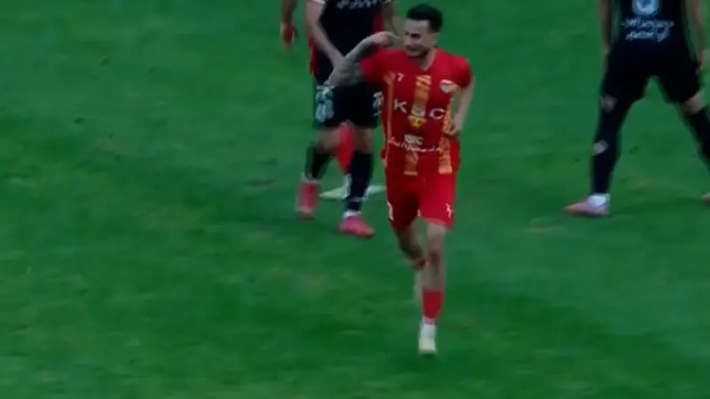 گل اول فولاد به پرسپولیس احسان محروقی