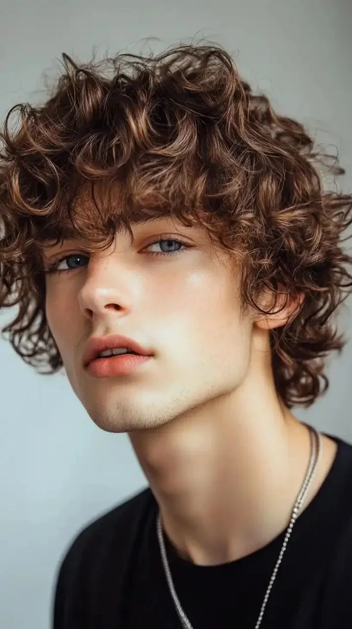 موی فر مردانه و پسرانه