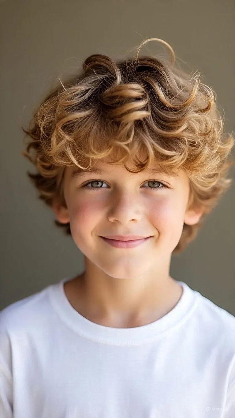 موی فر مردانه و پسرانه