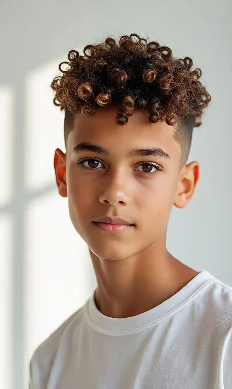 موی فر مردانه و پسرانه