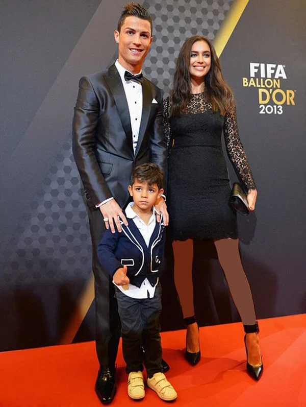 ایرینا شایک و کریستیانو رونالدو 