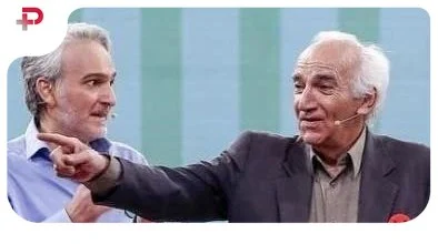 گلایه پدر بیژن بنفشه‌خواه از پسرش وسط برنامه؛ وقت کردی یه سر هم به ما بزن