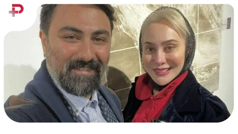 عکس| تبریک تولد عاشقانه بابک انصاری به تازه عروسش آرام جعفری