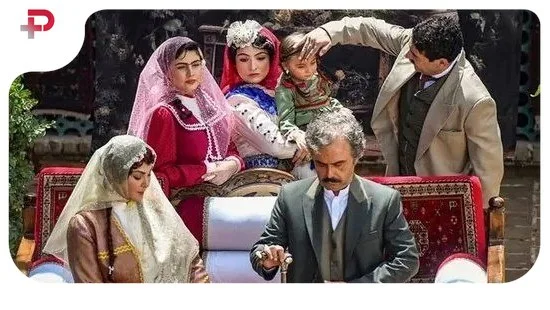عکس| دکوراسیون قاجاری منزل در سریال بامداد خمار قسمت 1