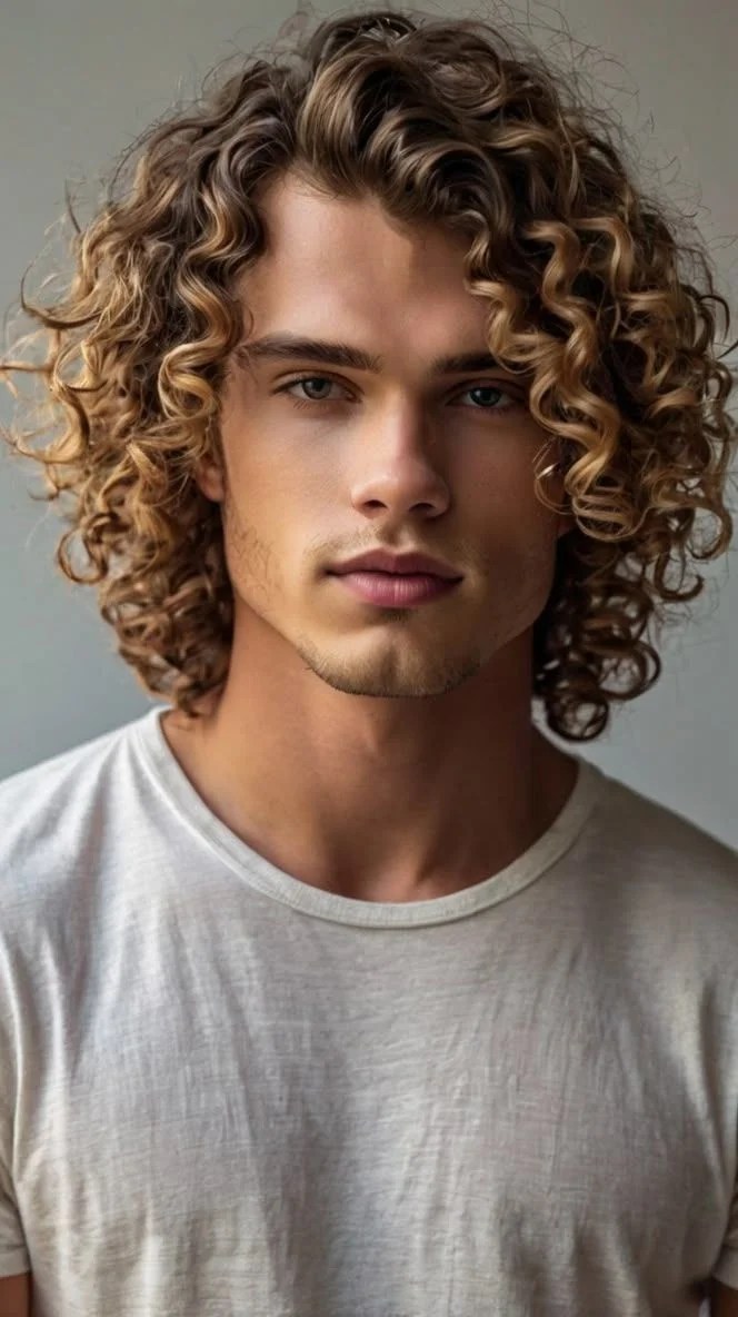 موی فر مردانه و پسرانه