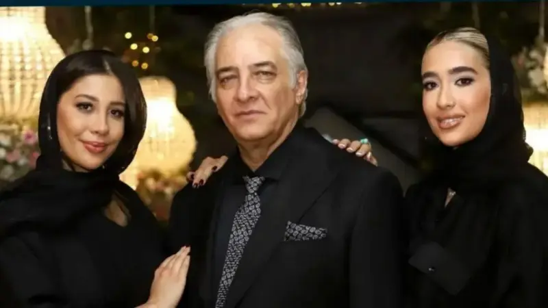 ایرج نوذری از دو دختر زیبایش رونمایی کرد؛ دخترای من خیلی بهم احترام میذارن