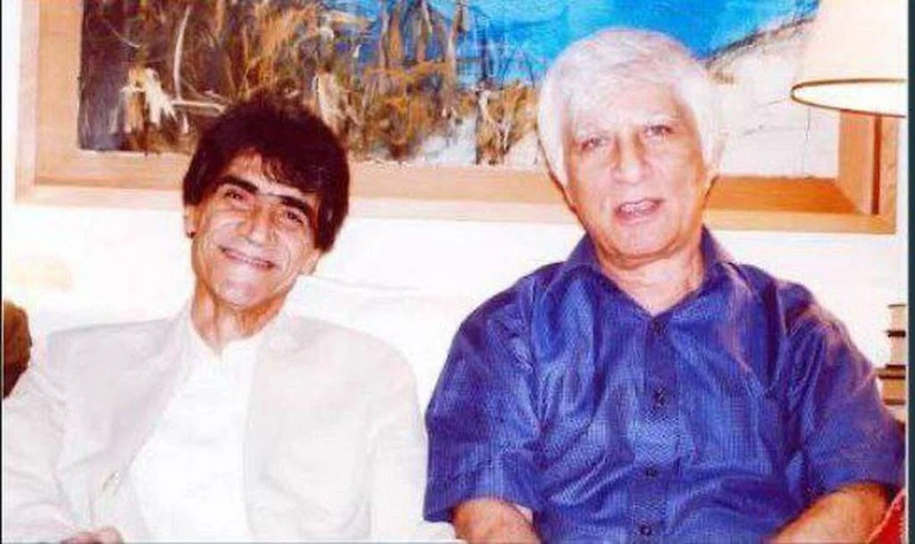 عکس بهرام بیضایی و ناصر تقوایی