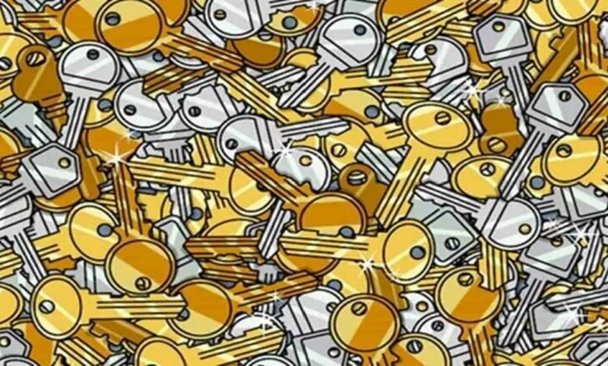 چالش دیدنی: آیا می‌توانید چهار کلید قدیمی را در میان انبوه کلیدهای مدرن پیدا کنید؟ - اخبار