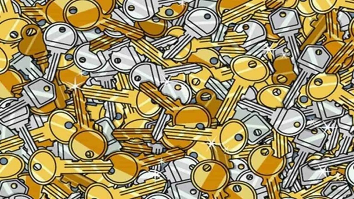 تست بینایی یافتن چهار کلید قدیمی