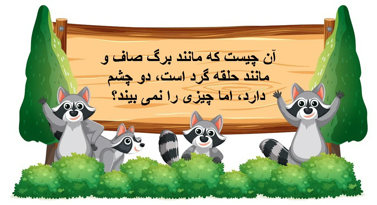 چیستان صاف و گرد و دارای دو چشم