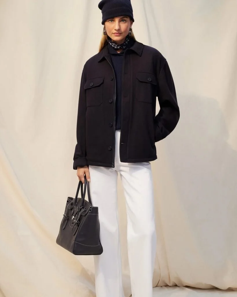 استایل با شلوار جین سفید