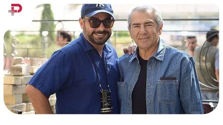 شباهت زیاد سام قریبیان به پدرش استاد فرامرز قریبیان