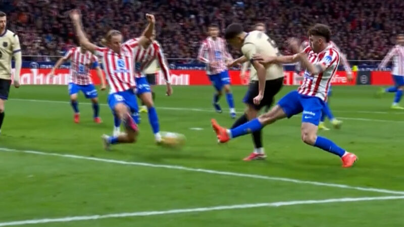 گل اول بارسلونا به اتلتیکومادرید مردود شد