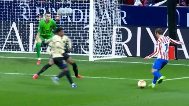 گل دوم اتلتیکومادرید به بارسلونا (آنتوان گریزمان)