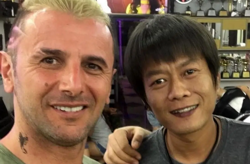 سفر در زمان؛ «امین حیایی» و پسرش «دارا» در اتاق گریم - اخبار