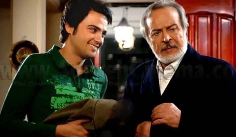 عکس| سفر به گذشته ؛ نادر از ایرج قادری در پشت‌صحنه فیلم «غلام ژاندارم» سال 50