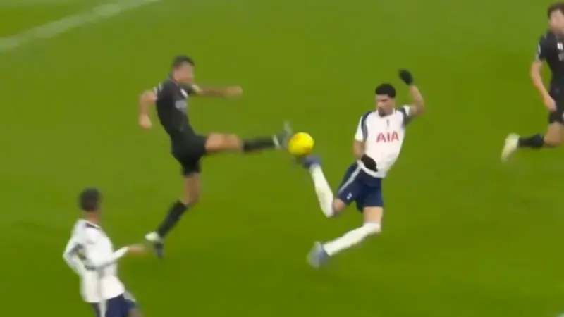 گل دوم تاتنهام به منچسترسیتی (دبل سولانکه)