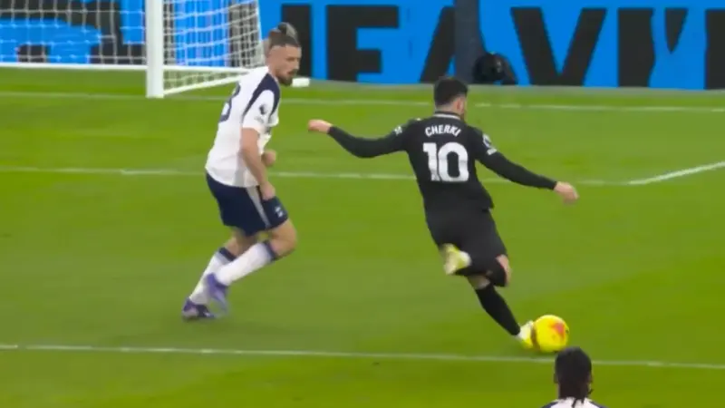 گل اول منچسترسیتی به تاتنهام (رایان چرکی)