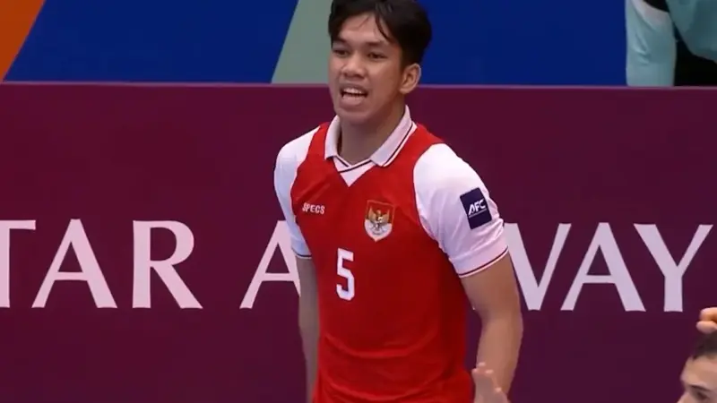 گل پنجم تیم ملی فوتسال اندونزی به ایران