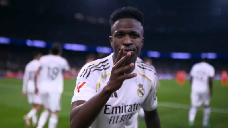 گل چهارم رئال مادرید به رئال سوسیداد (دبل وینیسیوس جونیور)