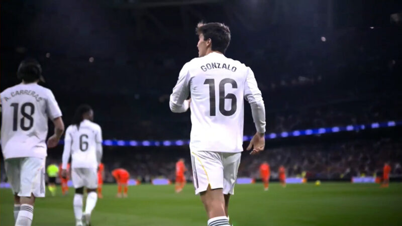 گل اول رئال مادرید به رئال سوسیداد (گونزالو گارسیا) 