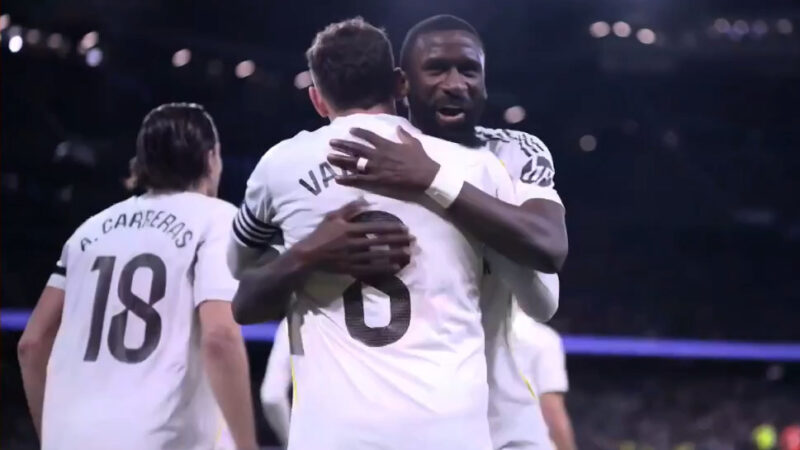 گل سوم رئال مادرید به رئال سوسیداد (فدریکو والورده)