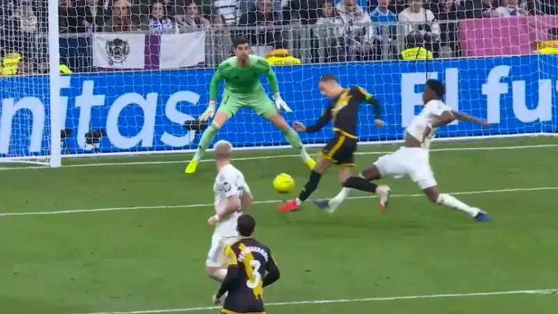 گل اول رایو وایه کانو به رئال مادرید (دی فروتوس)