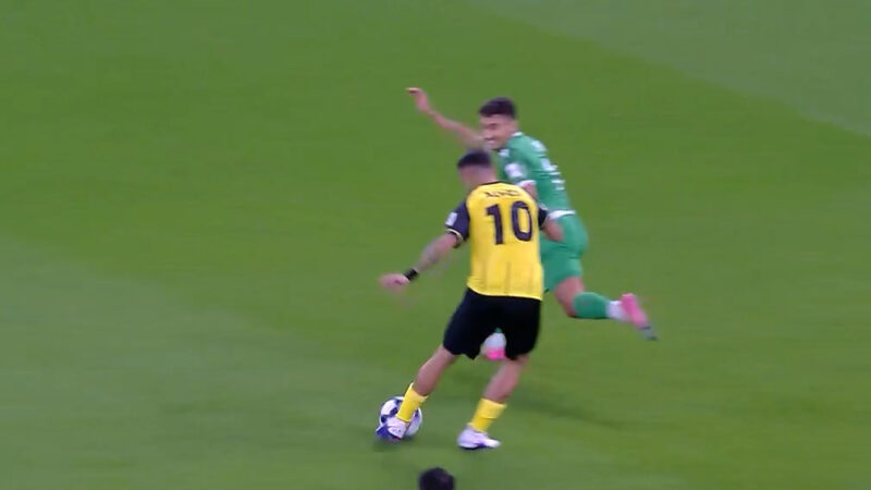 گل اول سپاهان به الاهلی دوحه (ریکاردو آلوز)