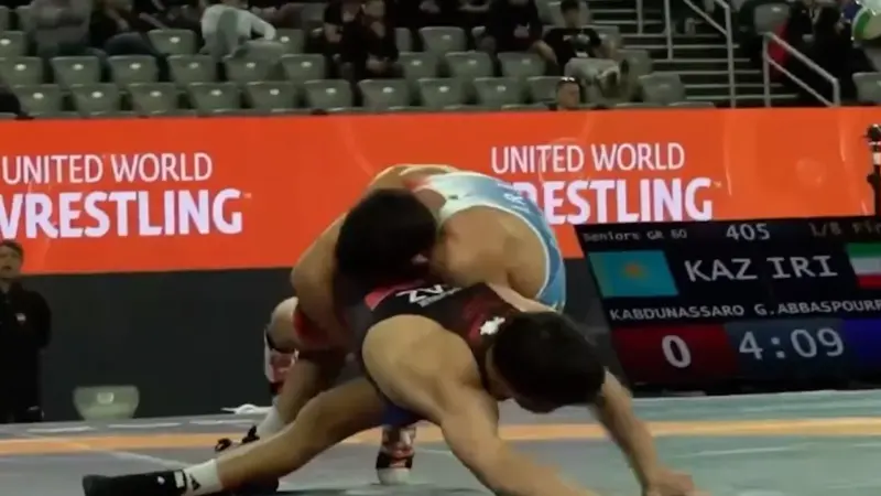 صعود مقتدرانه عباس‌پور در وزن ۶۰ کیلوگرم