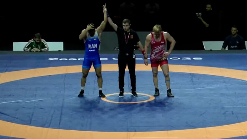 پیروزی قاطع علی اسکو مقابل حریف مجار و کسب طلای کشتی فرنگی