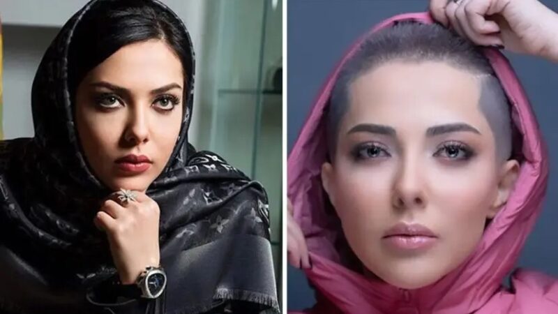 چهره جذاب لیلا اوتادی با موهای مشکی کنار امیر آقایی؛ خانم بازیگر چقدر زیبا بود