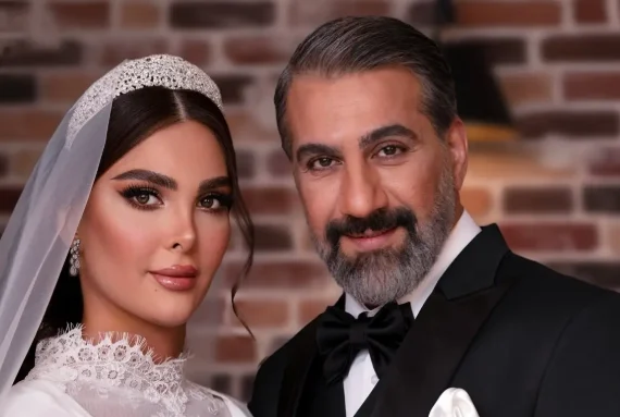 اولین عکس دونفره محمد نادری و زنش (الناز خانوم) بعد از عروسی - تصویر شاخص